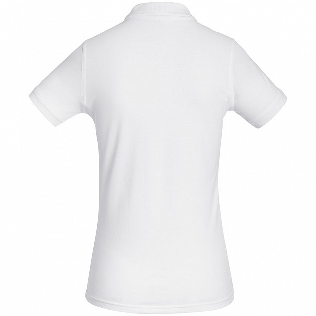 Рубашка поло женская Safran Timeless белая с логотипом в Белгороде заказать по выгодной цене в кибермаркете AvroraStore