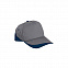 Бейсболка FORT (серая) - Темно-синий XX с логотипом в Белгороде заказать по выгодной цене в кибермаркете AvroraStore