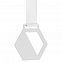 Медаль Steel Hexa, белая с логотипом в Белгороде заказать по выгодной цене в кибермаркете AvroraStore