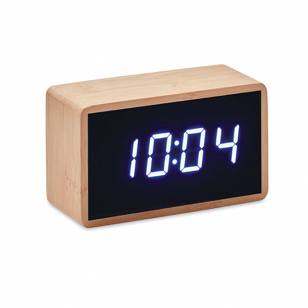 Часы из бамбука с логотипом в Белгороде заказать по выгодной цене в кибермаркете AvroraStore