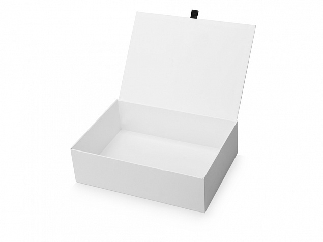 Коробка подарочная White L с логотипом в Белгороде заказать по выгодной цене в кибермаркете AvroraStore
