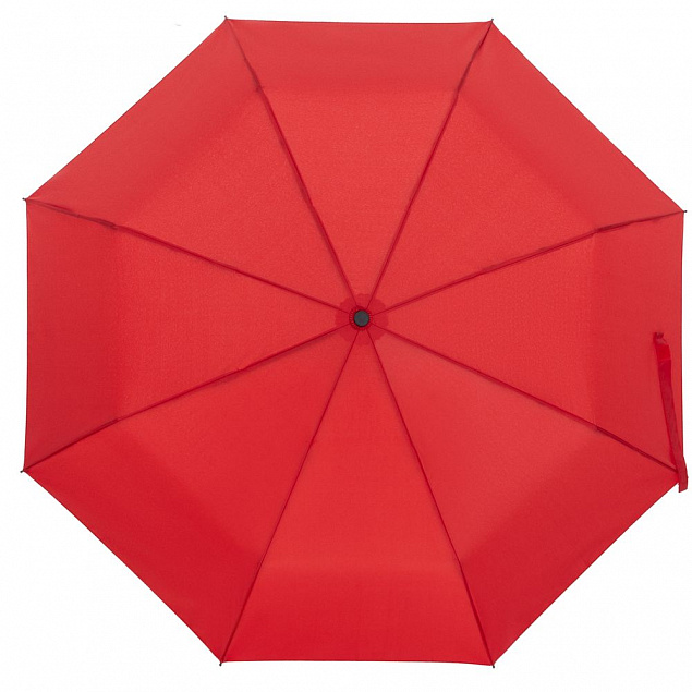Зонт складной Monsoon, красный с логотипом в Белгороде заказать по выгодной цене в кибермаркете AvroraStore