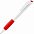 Ручка шариковая Grip, белая с оранжевым с логотипом в Белгороде заказать по выгодной цене в кибермаркете AvroraStore