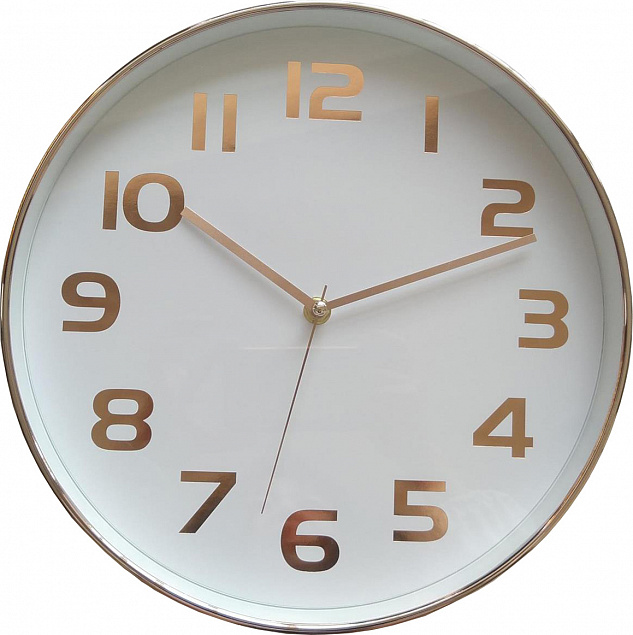 Пластиковые настенные часы с логотипом в Белгороде заказать по выгодной цене в кибермаркете AvroraStore