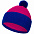 Шапка Snappy, розовая (фуксия) с синим с логотипом в Белгороде заказать по выгодной цене в кибермаркете AvroraStore
