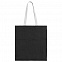 Холщовая сумка на плечо Juhu, черная с логотипом в Белгороде заказать по выгодной цене в кибермаркете AvroraStore