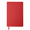 Бизнес-блокнот SIMPLY FLEX, А5,  красный, кремовый блок, в линейку с логотипом в Белгороде заказать по выгодной цене в кибермаркете AvroraStore