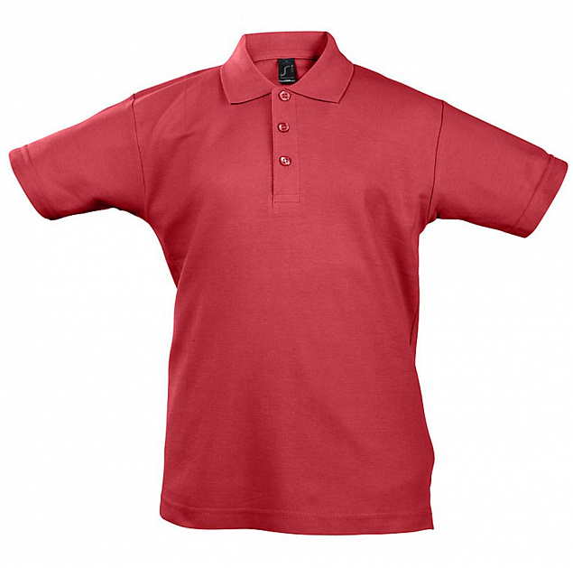 Рубашка поло детская Summer II Kids 170, красная с логотипом в Белгороде заказать по выгодной цене в кибермаркете AvroraStore