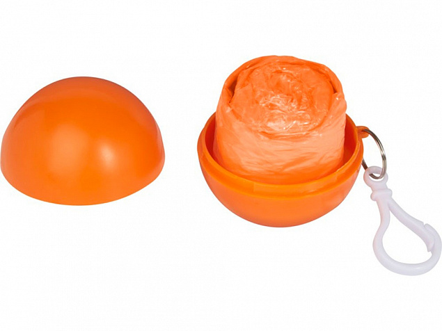 Дождевик Xina, оранжевый с логотипом в Белгороде заказать по выгодной цене в кибермаркете AvroraStore