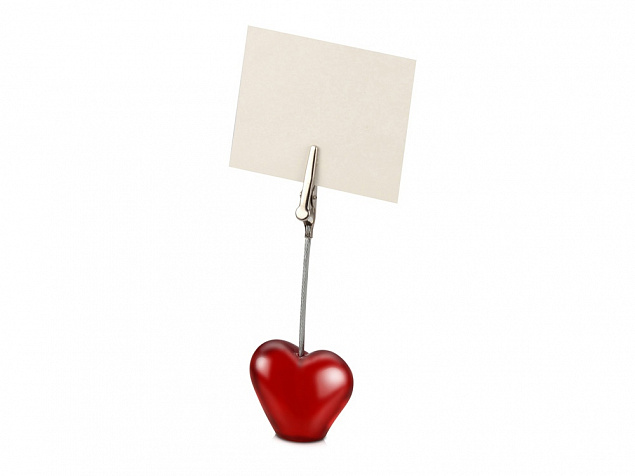 Держатель для документов «Сердце» с логотипом в Белгороде заказать по выгодной цене в кибермаркете AvroraStore