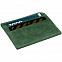 Чехол для карточек Apache, темно-зеленый с логотипом в Белгороде заказать по выгодной цене в кибермаркете AvroraStore