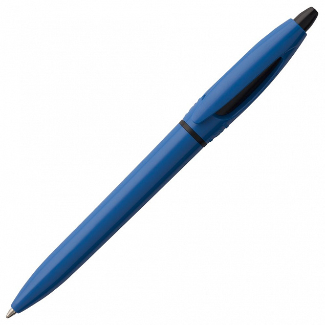 Ручка шариковая S! (Си), ярко-синяя с логотипом в Белгороде заказать по выгодной цене в кибермаркете AvroraStore