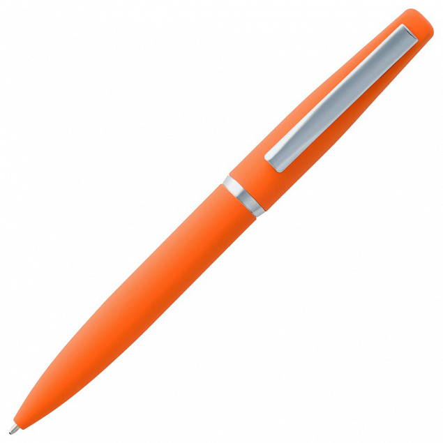 Ручка шариковая Bolt Soft Touch, оранжевая с логотипом в Белгороде заказать по выгодной цене в кибермаркете AvroraStore