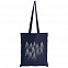Холщовая сумка Silver Christmas, темно-синяя с логотипом в Белгороде заказать по выгодной цене в кибермаркете AvroraStore