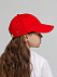 Бейсболка детская Capture Kids, красная с логотипом в Белгороде заказать по выгодной цене в кибермаркете AvroraStore