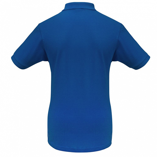 Рубашка поло Safran ярко-синяя с логотипом в Белгороде заказать по выгодной цене в кибермаркете AvroraStore