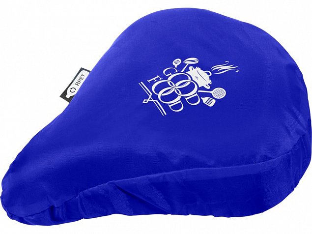 Водонепроницаемый чехол для велосипедного седла из переработанного ПЭТ Jesse, ярко-синий с логотипом в Белгороде заказать по выгодной цене в кибермаркете AvroraStore