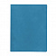 Бизнес-блокнот "Biggy", B5 формат, голубой, серый форзац, мягкая обложка, в клетку с логотипом в Белгороде заказать по выгодной цене в кибермаркете AvroraStore