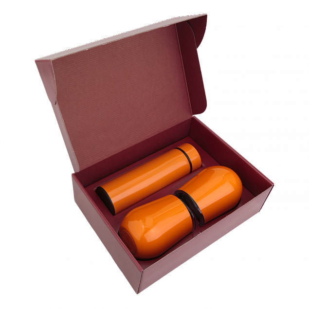 Набор Hot Box C2 red (оранжевый) с логотипом в Белгороде заказать по выгодной цене в кибермаркете AvroraStore