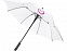 Противоштормовой зонт Noon 23 полуавтомат, белый с логотипом в Белгороде заказать по выгодной цене в кибермаркете AvroraStore