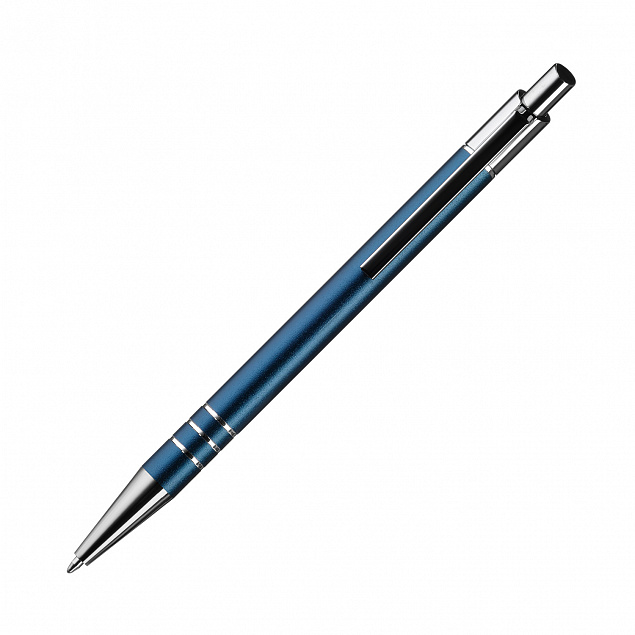 Шариковая ручка City, синяя с логотипом в Белгороде заказать по выгодной цене в кибермаркете AvroraStore