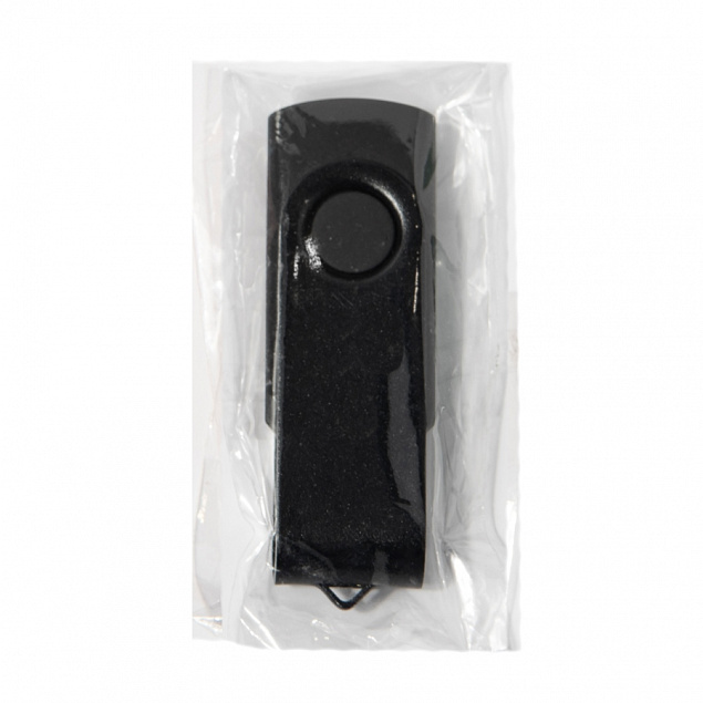 USB flash-карта DOT (8Гб), черный, 5,8х2х1,1см, пластик, металл с логотипом в Белгороде заказать по выгодной цене в кибермаркете AvroraStore