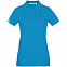 Рубашка поло женская Virma Premium Lady, бирюзовая с логотипом в Белгороде заказать по выгодной цене в кибермаркете AvroraStore