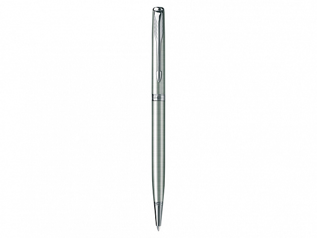 Ручка Паркер шариковая "Sonnet Stainless Steel СT Slim" с логотипом в Белгороде заказать по выгодной цене в кибермаркете AvroraStore