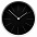 Часы настенные Neo, черные с белым с логотипом в Белгороде заказать по выгодной цене в кибермаркете AvroraStore
