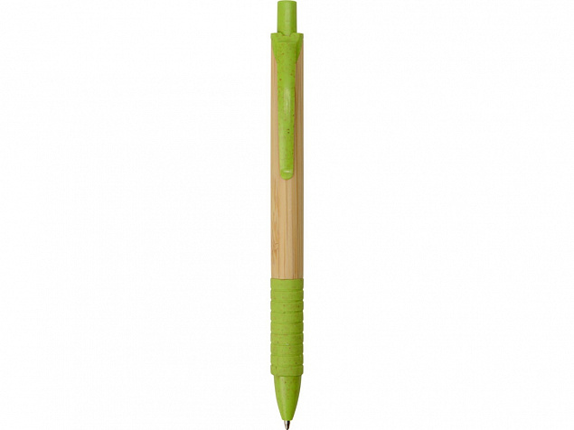 Ручка из бамбука и переработанной пшеницы шариковая «Nara» с логотипом в Белгороде заказать по выгодной цене в кибермаркете AvroraStore