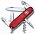 Офицерский нож Spartan 91, прозрачный красный с логотипом в Белгороде заказать по выгодной цене в кибермаркете AvroraStore