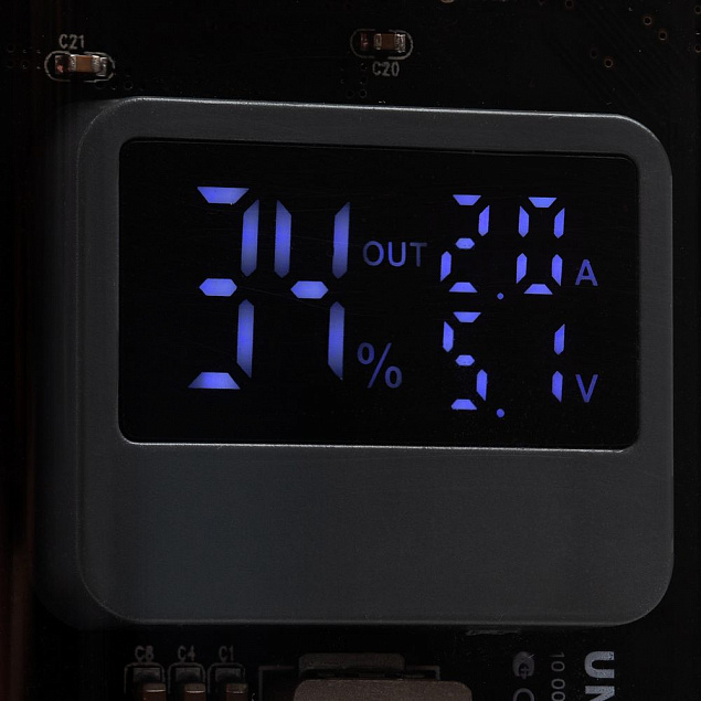 Аккумулятор c быстрой зарядкой Trellis Geek 10000 мАч, темно-серый с логотипом в Белгороде заказать по выгодной цене в кибермаркете AvroraStore