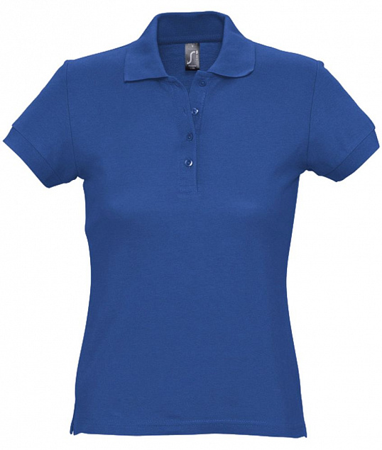 Рубашка поло женская PASSION 170, ярко-синяя (royal) с логотипом в Белгороде заказать по выгодной цене в кибермаркете AvroraStore