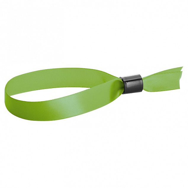 Несъемный браслет Seccur, зеленый с логотипом в Белгороде заказать по выгодной цене в кибермаркете AvroraStore
