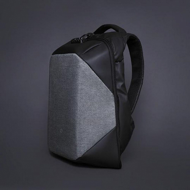 Рюкзак ClickPack Pro, черный с серым с логотипом в Белгороде заказать по выгодной цене в кибермаркете AvroraStore