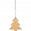 Деревянная подвеска Christmate, елочка с логотипом в Белгороде заказать по выгодной цене в кибермаркете AvroraStore
