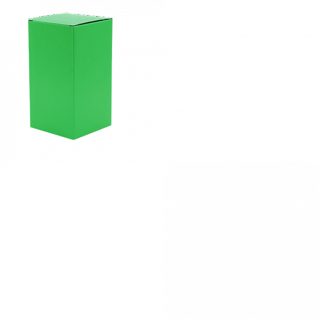 Коробка глянцевая для термокружки Surprise, зеленый с логотипом в Белгороде заказать по выгодной цене в кибермаркете AvroraStore