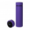 Термос Reactor софт-тач с датчиком температуры (фиолетовый) с логотипом в Белгороде заказать по выгодной цене в кибермаркете AvroraStore