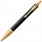 Ручка шариковая Parker IM Premium Black/Gold GT с логотипом в Белгороде заказать по выгодной цене в кибермаркете AvroraStore