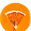 Леденец Lollifruit, оранжевый с апельсином с логотипом в Белгороде заказать по выгодной цене в кибермаркете AvroraStore