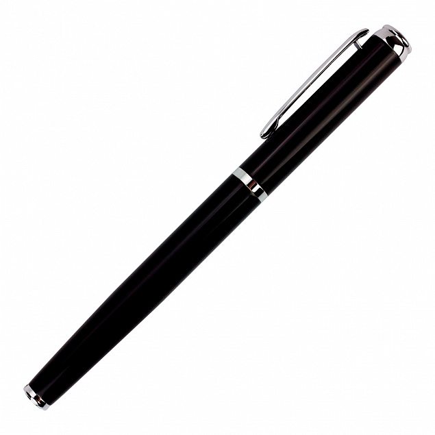 Ручка-роллер Sonata черная с логотипом в Белгороде заказать по выгодной цене в кибермаркете AvroraStore