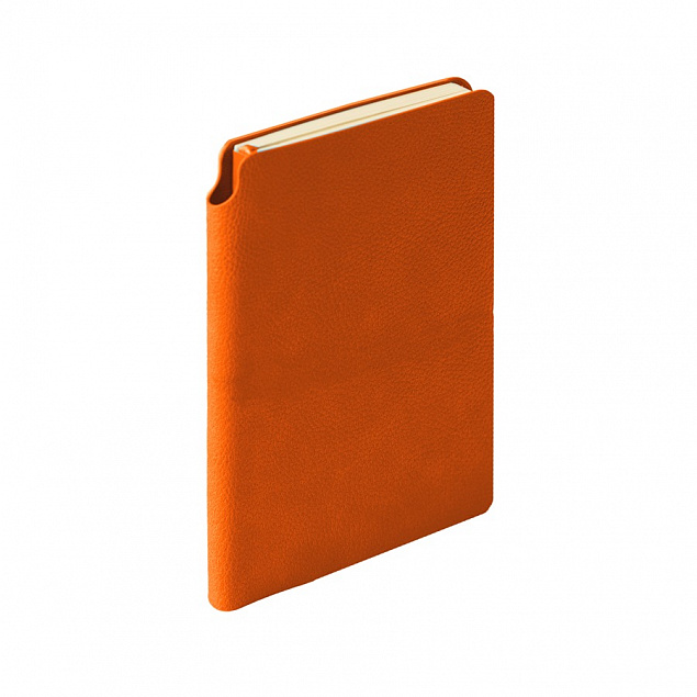 Ежедневник недатированный SALLY, A6, оранжевый, кремовый блок с логотипом в Белгороде заказать по выгодной цене в кибермаркете AvroraStore