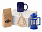 Подарочный набор с чаем, кружкой и френч-прессом «Чаепитие» с логотипом в Белгороде заказать по выгодной цене в кибермаркете AvroraStore