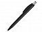 Ручка шариковая пластиковая BEAT, черный с логотипом в Белгороде заказать по выгодной цене в кибермаркете AvroraStore