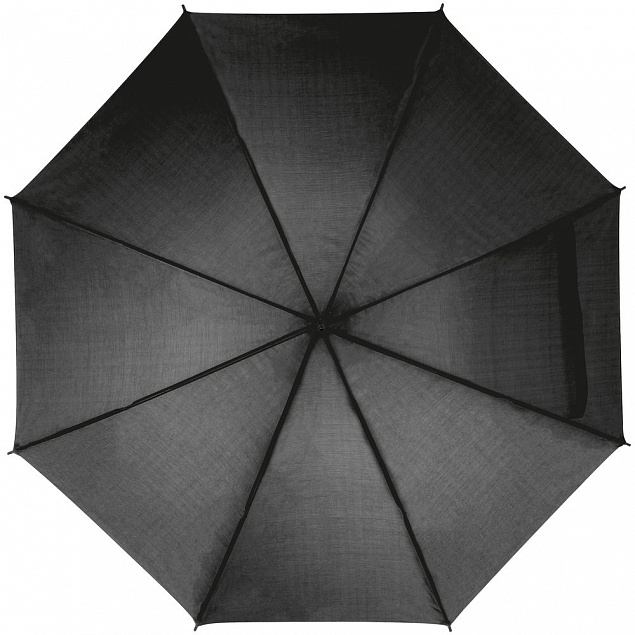 Зонт-трость Lido, черный с логотипом в Белгороде заказать по выгодной цене в кибермаркете AvroraStore