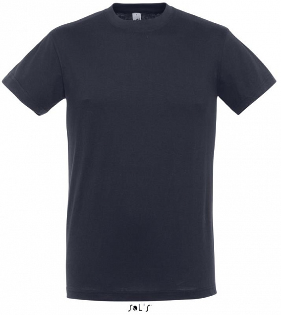 Фуфайка (футболка) REGENT мужская,Темно-синий 3XL с логотипом в Белгороде заказать по выгодной цене в кибермаркете AvroraStore
