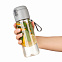 Спортивная бутылка для воды, Capella, 650 ml, серая с логотипом в Белгороде заказать по выгодной цене в кибермаркете AvroraStore
