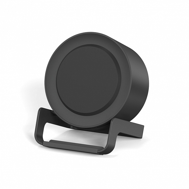 Беспроводная Bluetooth колонка U-Tone c функцией беспроводной зарядки, черный с логотипом в Белгороде заказать по выгодной цене в кибермаркете AvroraStore