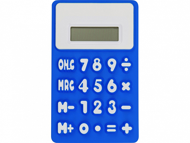 Калькулятор Splitz, ярко-синий с логотипом в Белгороде заказать по выгодной цене в кибермаркете AvroraStore