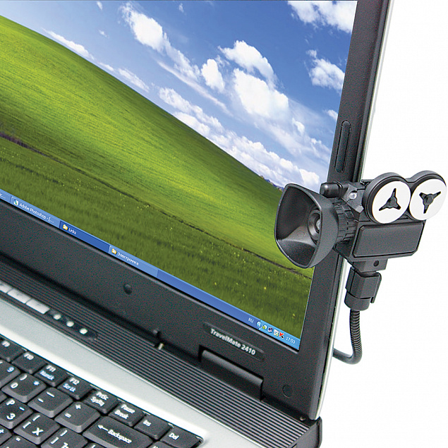 Веб-камера с микрофоном "Мотор!", USB разъем, пластик с логотипом в Белгороде заказать по выгодной цене в кибермаркете AvroraStore